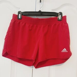 Adidas Running Aeroready  Women's Red Shorts Size Small